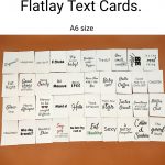TEXT  flatlay Card(100131)