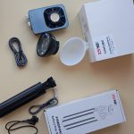 Zsyb S100 light +small soft box+battery grip
