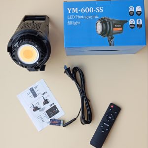 YM600 light +big soft box+stand